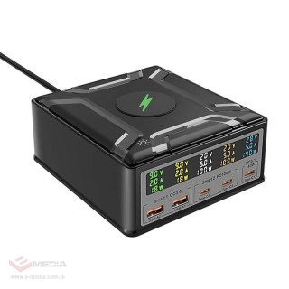 Ładowarka sieciowa BLITZWOLF BW-S28 260W + Qi 15W (czarna)