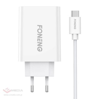 Ładowarka sieciowa FONENG EU43 10.5W + kabel USB-USB-C