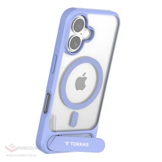 Etui TORRAS Pstand Series iPhone 16 (niebieskie)