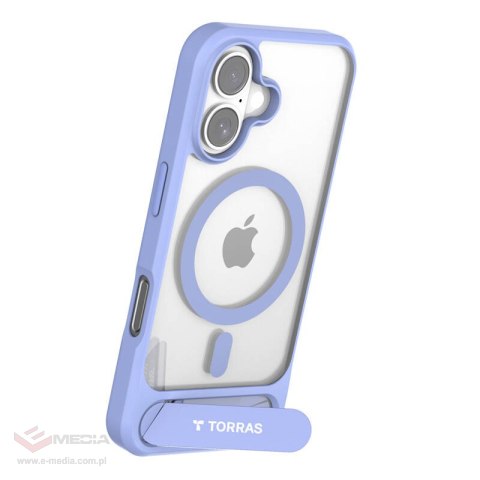 Etui TORRAS Pstand Series iPhone 16 (niebieskie)