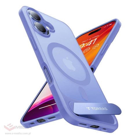 Etui TORRAS Pstand Series iPhone 16 (niebieskie)
