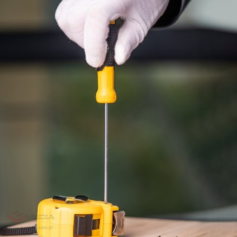 Wkrętak płaski DELI TOOLS EDL6331001 3x100mm (żółty)