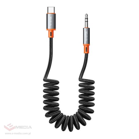 Kabel Mcdodo CA-900 USB-C do mini jack 3.5mm AUX, 1.8m (czarny)