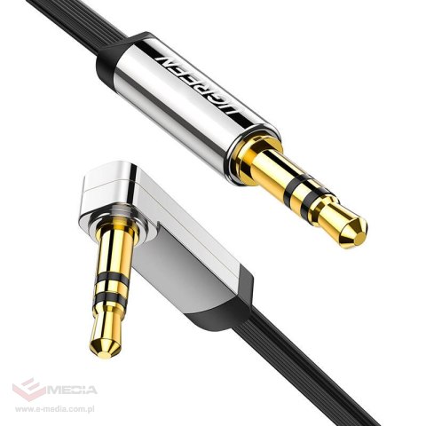 Kabel UGREEN AV119 5m jack 3,5mm-jack 3,5mm kątowy (czarny)