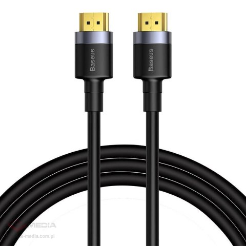 Kabel HDMI 2.0 Baseus Cafule, 4K, 3D, 2m (czarno-szary)