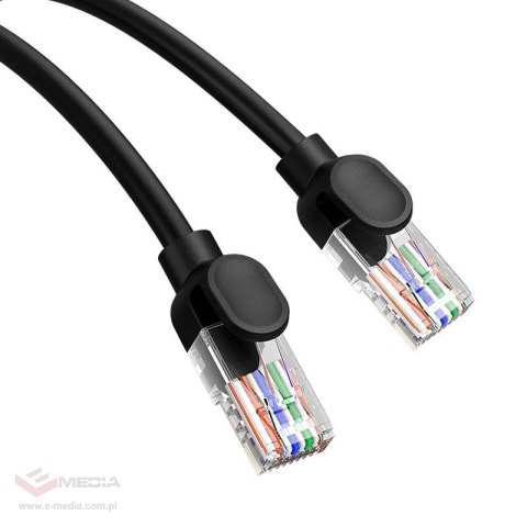 Kabel sieciowy Baseus Ethernet CAT5, 2m (czarny)