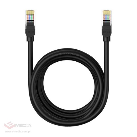 Kabel sieciowy Baseus Ethernet CAT5, 5m (czarny)