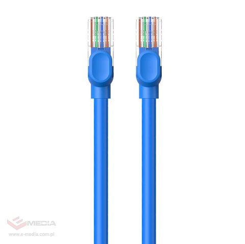 Kabel sieciowy Baseus Ethernet RJ45, Cat.6, 3m (niebieski)