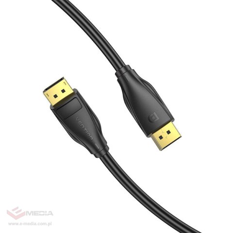 Kabel VENTION HCCBI DisplayPort-DisplayPort 3m (czarny)