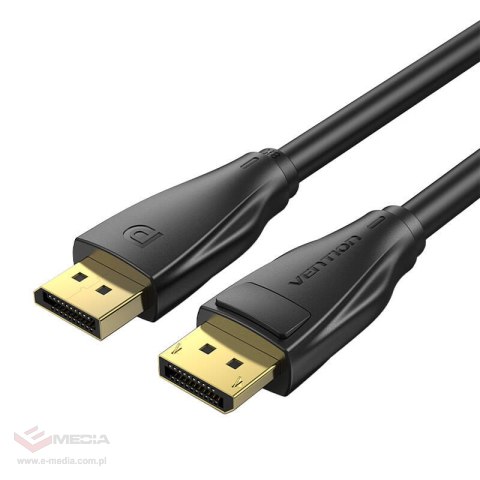 Kabel VENTION HCCBI DisplayPort-DisplayPort 3m (czarny)