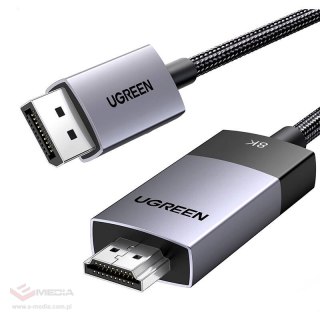 Kabel UGREEN DP115 DisplayPort-HDMI 1m (czarny)