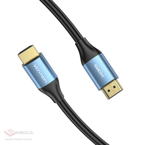 Kabel HDMI 2.0 Vention ALHSK, 8m, 4K 30Hz, 30 AWG (Niebieski)
