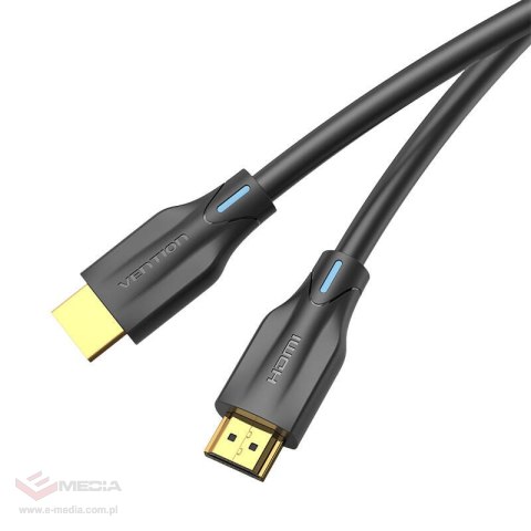 Kabel HDMI 2.1 Vention AANBH, 2m, 8K 60Hz/ 4K 120Hz (czarny)