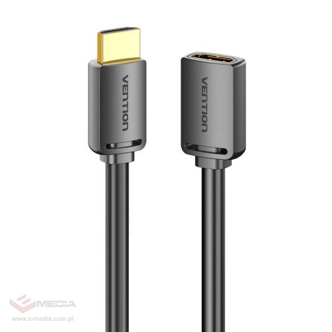 Kabel VENTION AHCBH HDMI 2.0 przedłużający 2m (czarny)