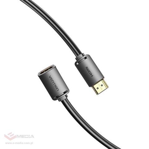 Kabel VENTION AHCBH HDMI 2.0 przedłużający 2m (czarny)