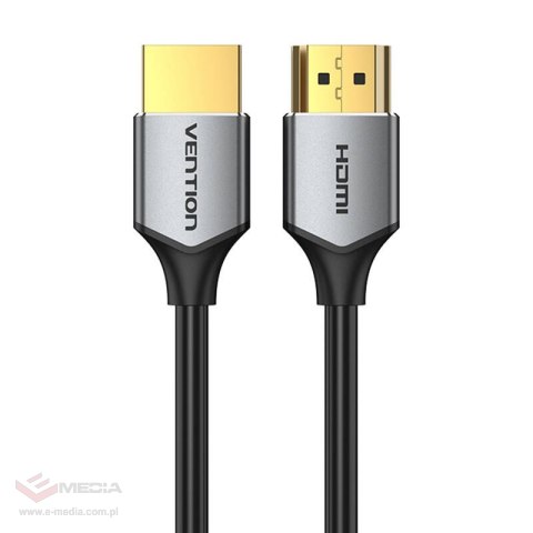 Ultra cienki kabel HDMI Vention ALEHH 2m 4K 60Hz (Szary)