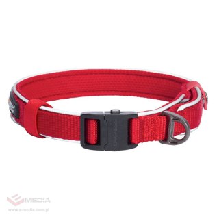 Obroża DOGNESS odblaskowa S (czerwona)