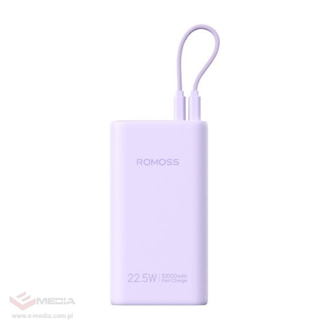 Powerbank ROMOSS PHA10 10000mAh 22.5W (fioletowy)