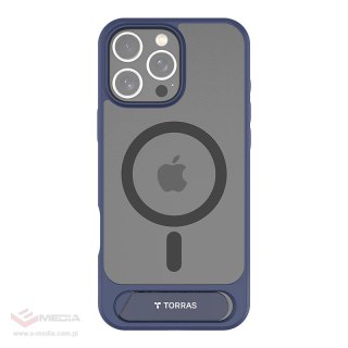 Etui magnetyczne TORRAS Pstand Series iPhone 16 Pro (niebieskie)