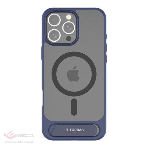 Etui magnetyczne TORRAS Pstand Series iPhone 16 Pro (niebieskie)