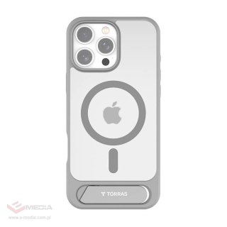 Etui magnetyczne TORRAS Pstand Series iPhone 16 Pro Max (szare)