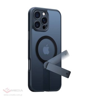 Etui TORRAS Pstand Spin do iPhone 16 Pro Max (czarne)