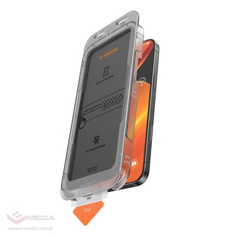 Szkło hartowane TORRAS Install Master Privacy iPhone 16 Plus