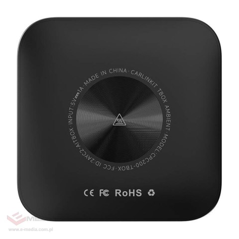 Adapter CarPlay/Android Auto CARLINKIT TBOX PLUS LED (czarny)