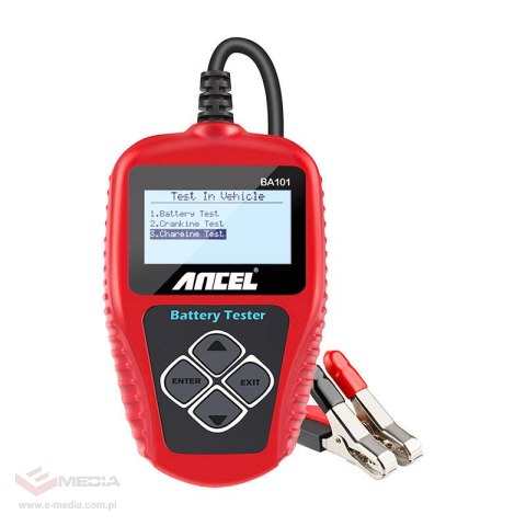 Tester akumulatora ANCEL BA101 8-30V DC