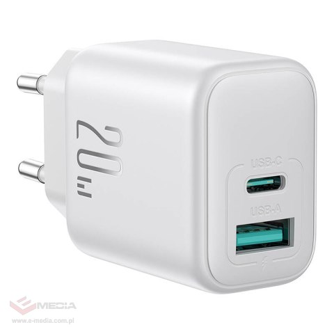 Ładowarka sieciowa Joyroom JR-TCF21 Dual-Port (A+C) (biały)