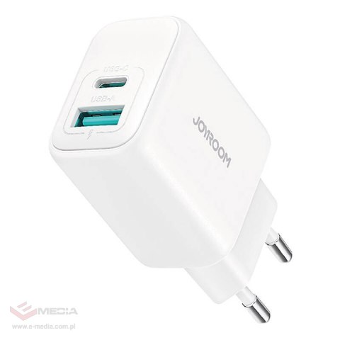 Ładowarka sieciowa Joyroom JR-TCF21 Dual-Port (A+C) (biały)