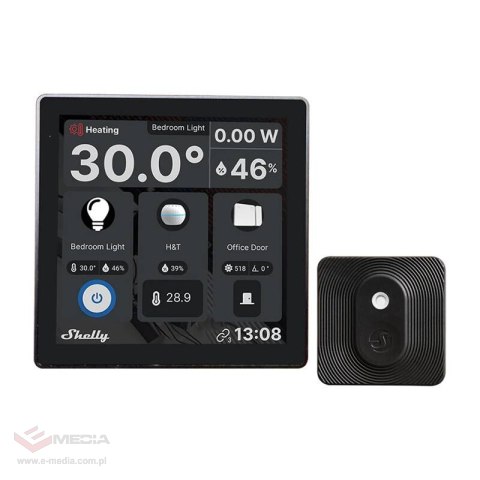 Zestaw SHELLY Wall Display + BLU H&T (czarny)