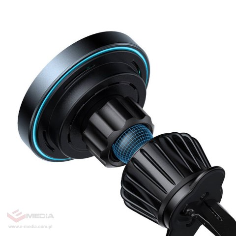 Magnetyczny uchwyt samochodwy z ładowarką indukcyjną Joyroom JR-ZS240 Pro, 15W (czarny)