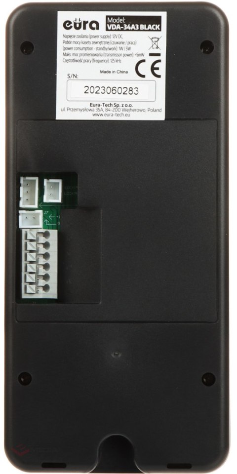 ZESTAW WIDEODOMOFONOWY VDP-76A3 EURA