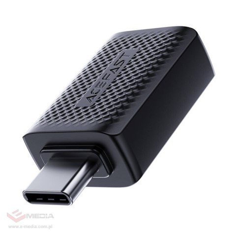 Adapter USB-A do USB-C, Acefast, J1, (czarny)