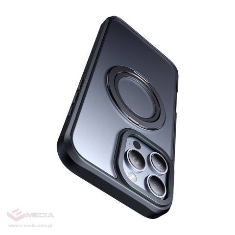 Etui MCDODO PC-4933 do iPhone 16 Pro Max MagSafe stojak (czarne)