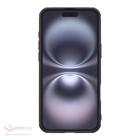 Etui NILLKIN Super Frosted Shield Pro iPhone 16 Plus (czarne)