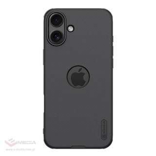 Etui NILLKIN Super Frosted Shield Pro do iPhone 16 Plus (czarne)