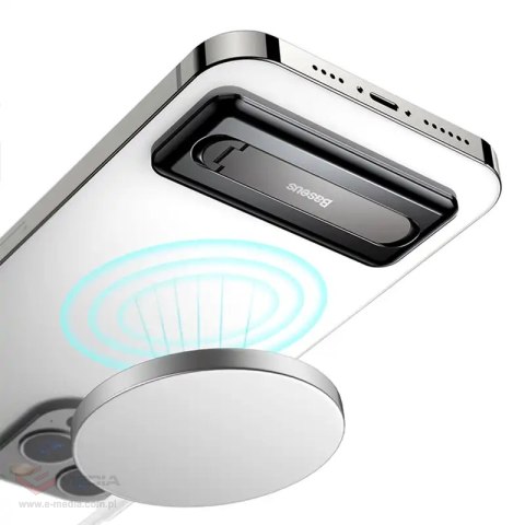Uchwyt obrotowy Baseus Foldable Bracket do telefonu (czarny)