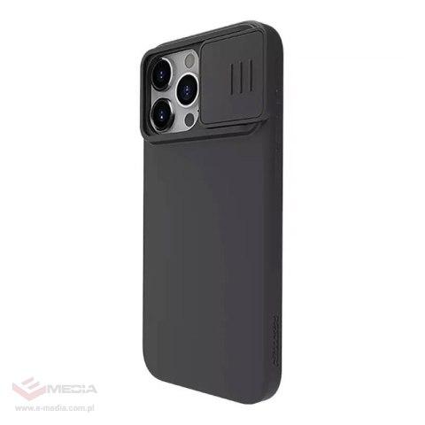 Etui NILLKIN CamShield Silky Silicone do iPhone 15 Pro (czarne)