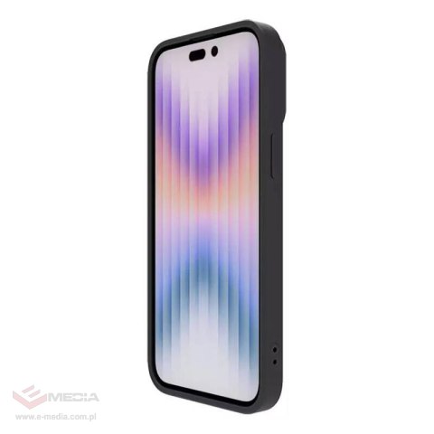 Etui NILLKIN CamShield Silky Silicone do iPhone 15 Pro (czarne)