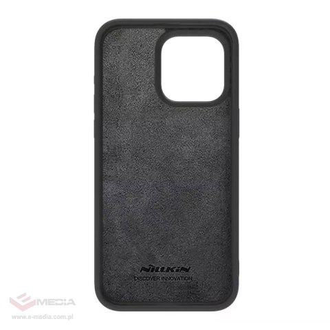 Etui NILLKIN CamShield Silky Silicone do iPhone 15 Pro (czarne)