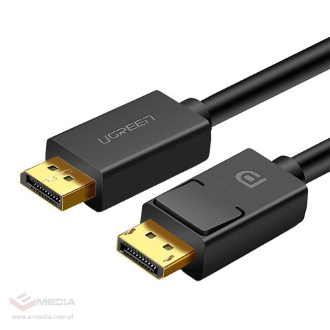 Kabel UGREEN DP102 DisplayPort-DisplayPort 3m (czarny)