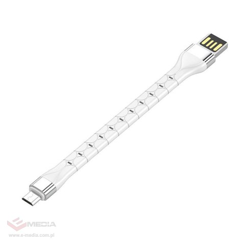 Kabel USB - Micro USB LDNIO LS50 0,15m (biały)