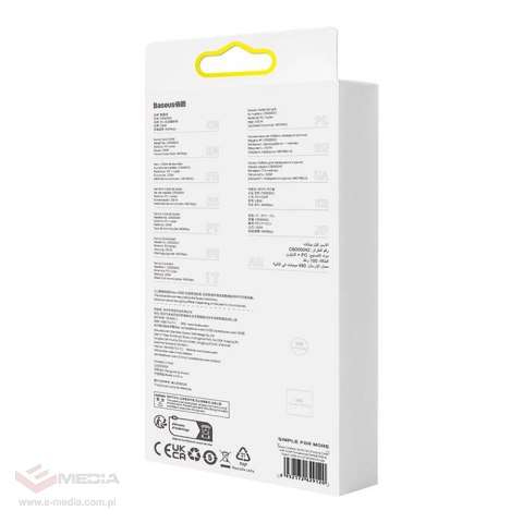 Kabel szybkiego ładowania Baseus USB do USB-C 6A,1m (Fioletowy)