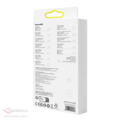 Kabel szybko ładujący Baseus USB-A do Lightning Explorer Series 2m, 2.4A (fioletowy)