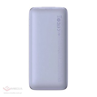 Powerbank Baseus Bipow Pro 10000mAh, 2xUSB, USB-C, 20W (fioletowy)