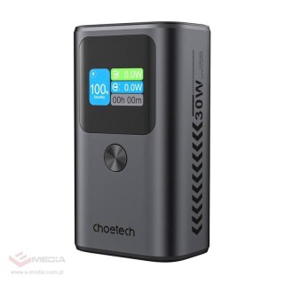Powerbank CHOETECH B701 10000mAh 30W PD (szary)