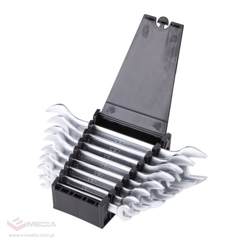 Zestaw kluczy płaskich Deli Tools EDL160008A, 8 sztuk
