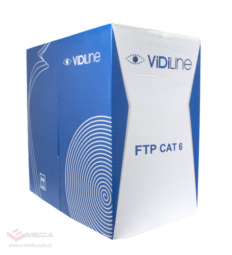 KABEL SKRĘTKA FTP CAT 6 DRUT CCA HQ